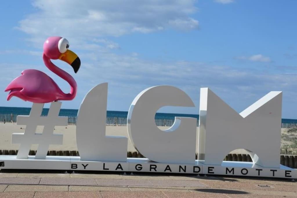 Superbe Studio Au Calme A 8Mn De La Plage La Grande Motte Exteriör bild